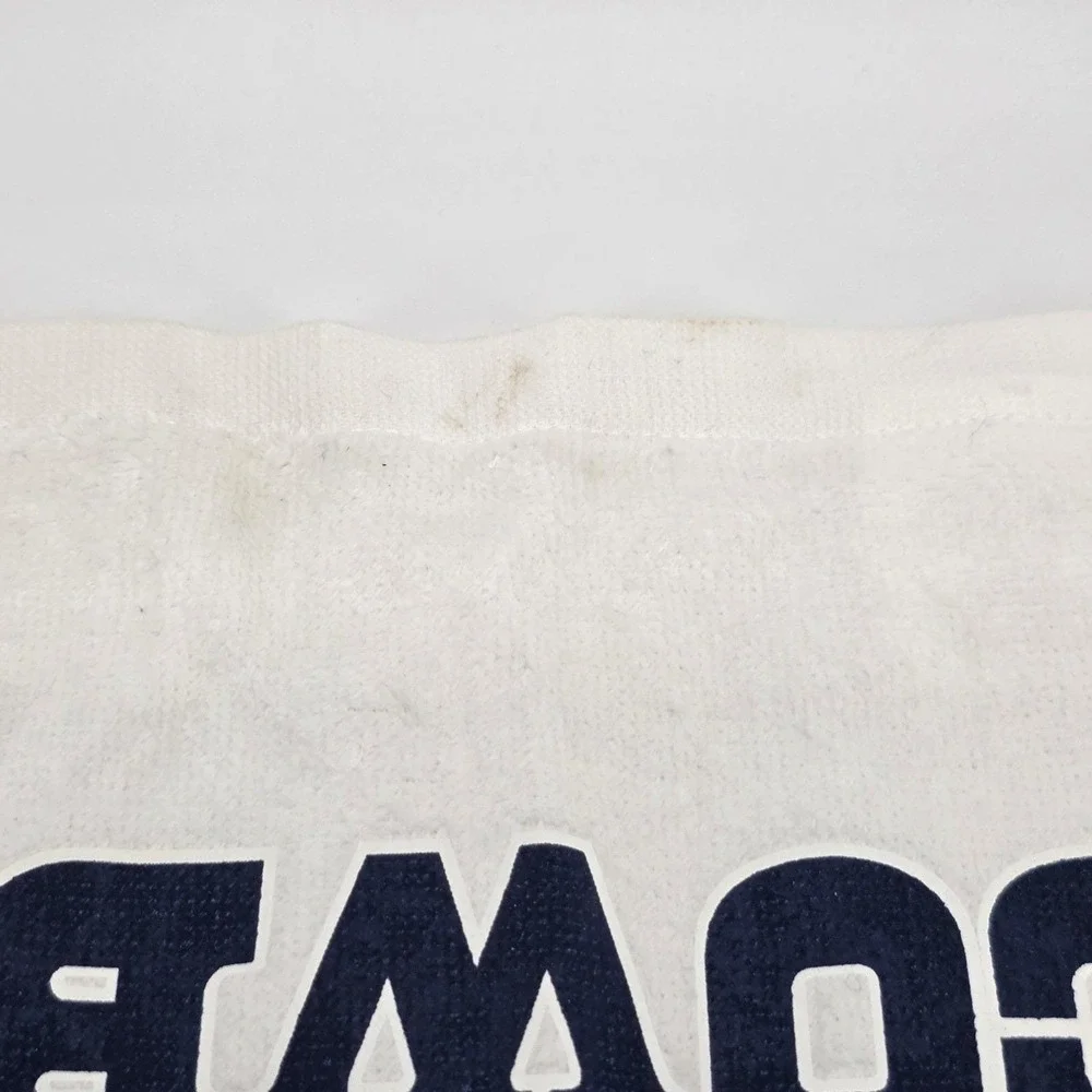 Vintage Dallas Cowboys NFL Rally Towel McArthur Sports White Blue 100% Cotton